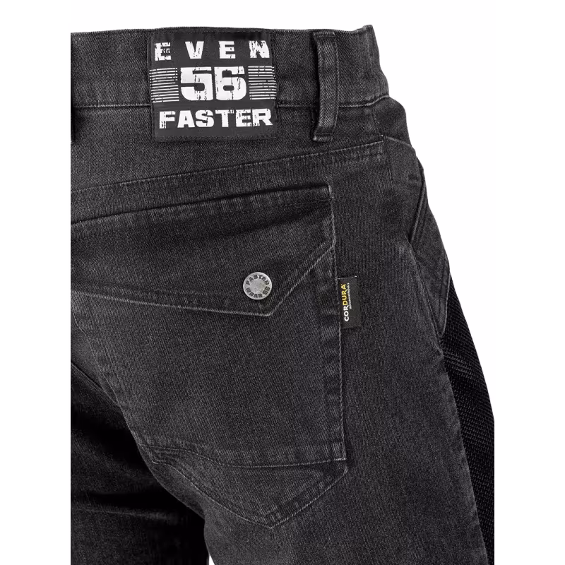 Мотоджинсы мужские Starks EF56 Airpants, Кордура Деним (Cordura Denim), черный, размер 36, 166-186 см