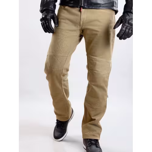 Мотоджинсы мужские Starks Python Evo, Кордура Деним (Cordura Denim), песочный, размер 30