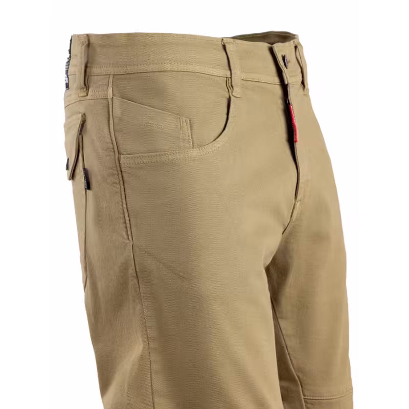 Мотоджинсы мужские Starks Python Evo, Кордура Деним (Cordura Denim), песочный, размер 30