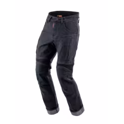 Мотоджинсы мужские Starks EF56 Savage, Кордура Деним (Cordura Denim), черный, размер 29