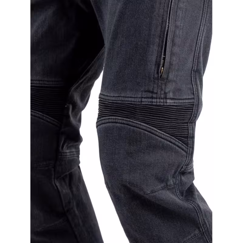 Мотоджинсы мужские Starks EF56 Savage, Кордура Деним (Cordura Denim), черный, размер 33