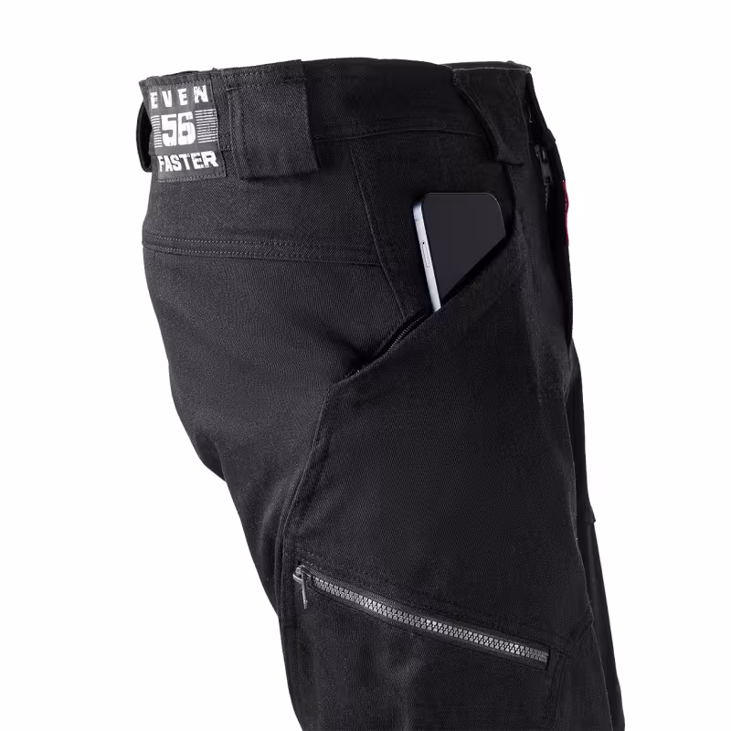 Мотоджинсы мужские Starks EF56 City Zen Long Protectors, Кордура (Cordura), черный, размер 32