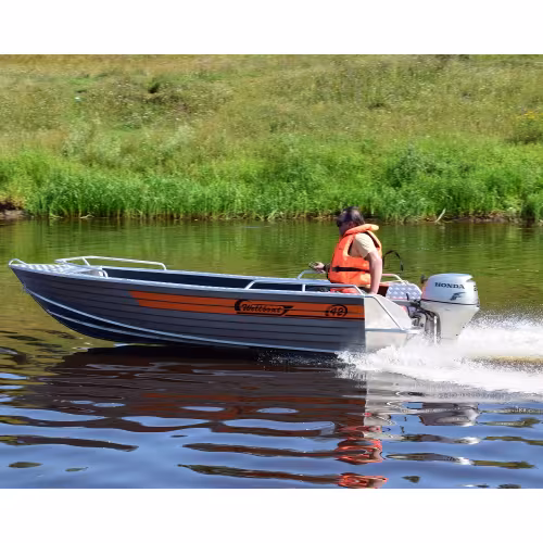 Лодка алюминиевая Wellboat 42