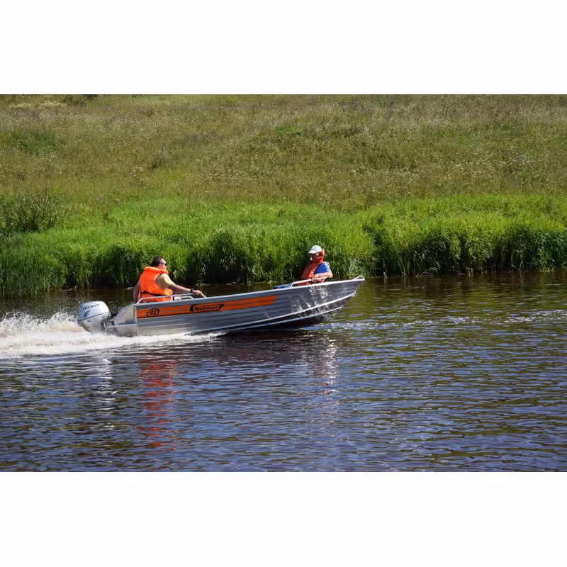 Лодка алюминиевая Wellboat 42