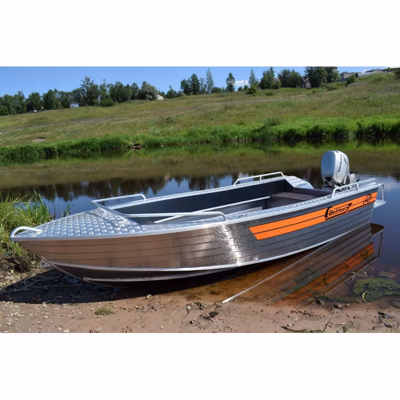 Лодка алюминиевая Wellboat 42