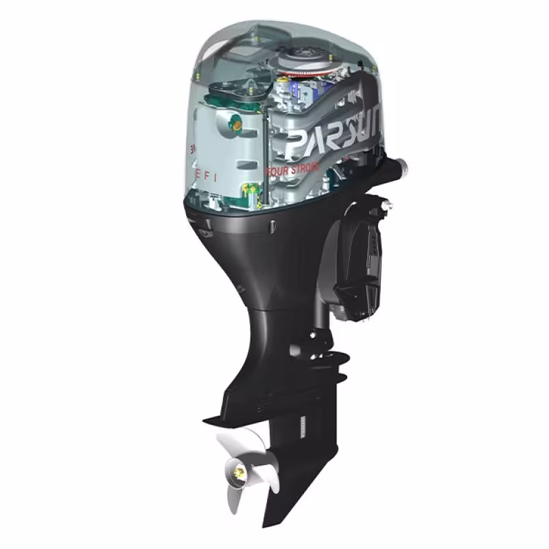 Мотор лодочный 4-тактный Parsun F130 W FEL-T EFI, 130 л.с.