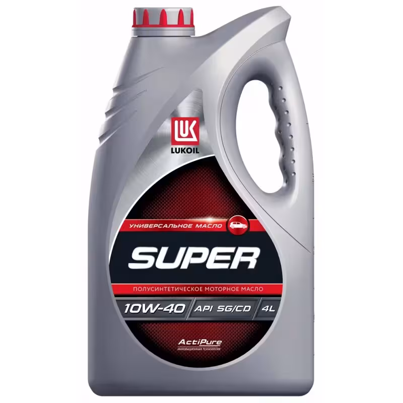 Масло моторное полусинтетическое Лукойл Super 10W-40, 4 л