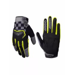 Мотоперчатки Starks Phoenix V3, черный/серый/Hi-Viz, размер L