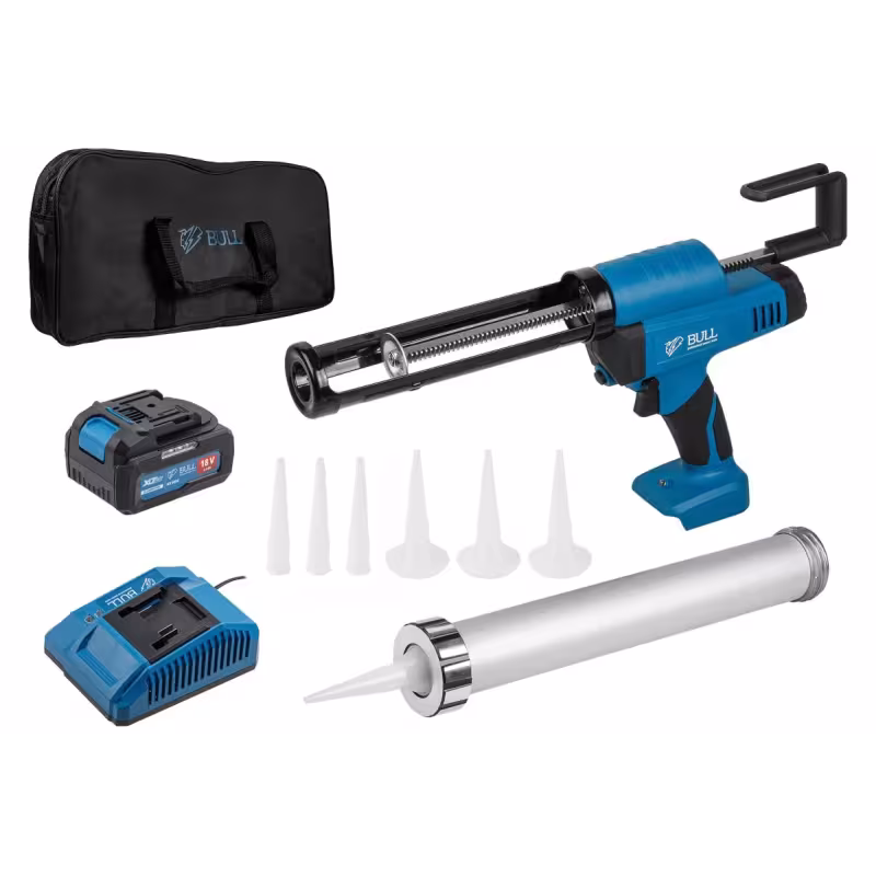 Пистолет аккумуляторный для герметика Bull CG 1860 SET