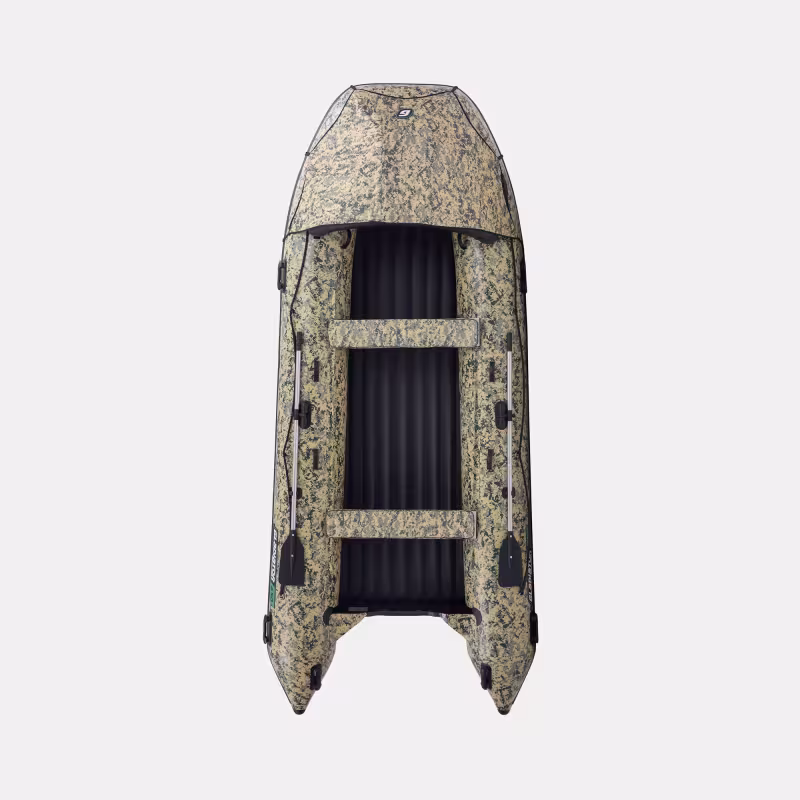 Лодка надувная ПВХ Gladiator E450PRO, НДНД, цифровой камуфляж