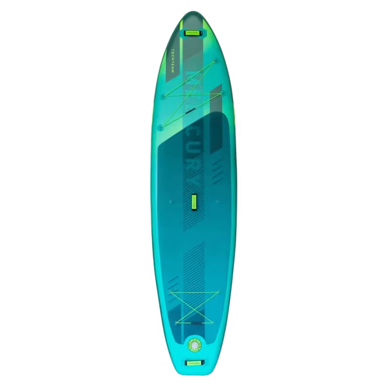 SUP-доска надувная Tech Team Mercury, 335x83x15 см, изумрудный