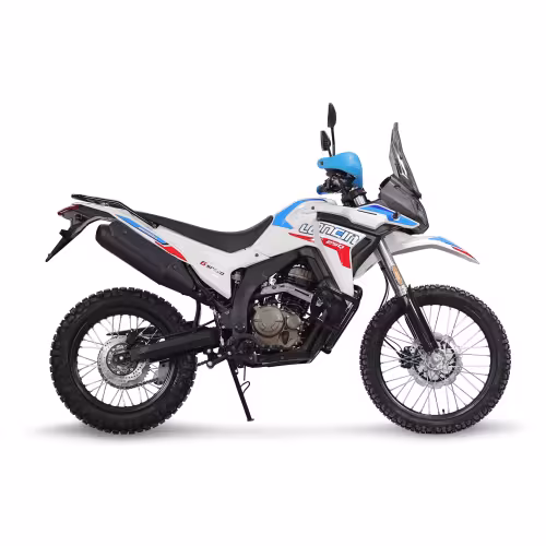 Мотоцикл турэндуро Loncin DS250, белый