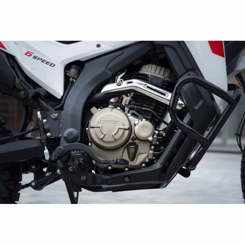 Мотоцикл турэндуро Loncin DS250, белый