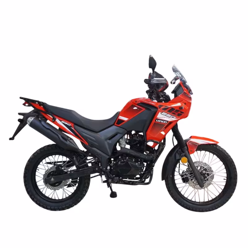 Мотоцикл турэндуро Loncin MS250, красный