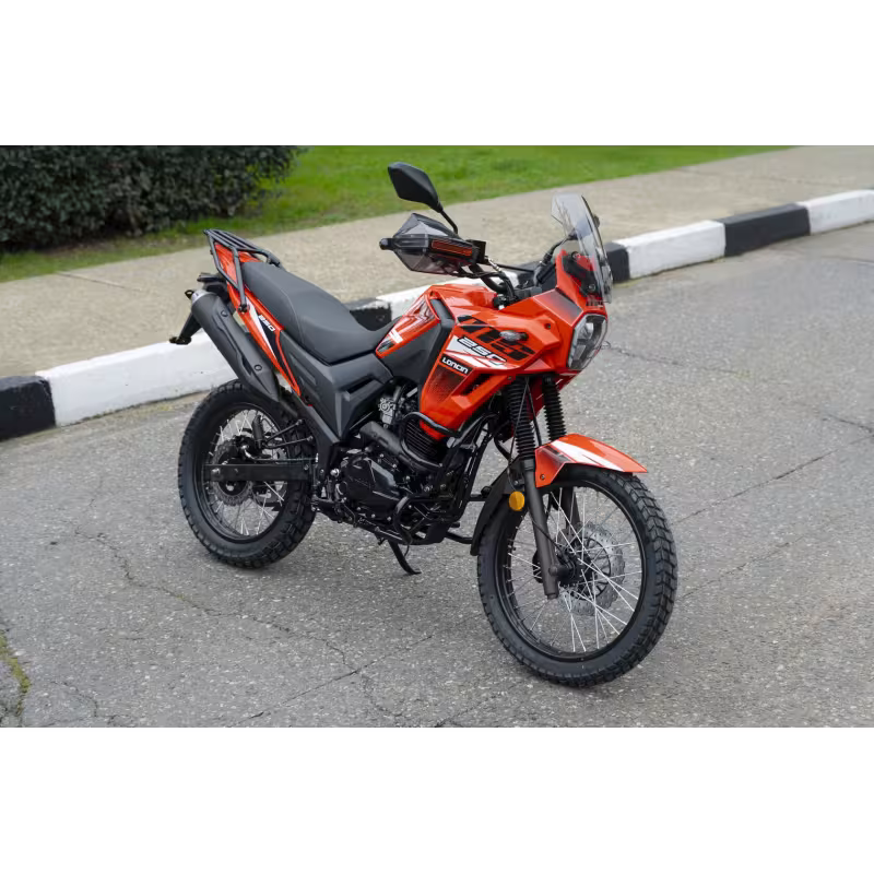 Мотоцикл турэндуро Loncin MS250, белый