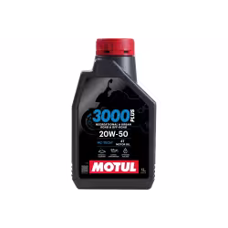 Масло моторное синтетическое для 4Т двигателей Motul 3000 Plus 20W50, 1 л