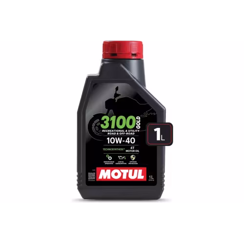 Масло моторное полусинтетическое для 4Т двигателей Motul 3100 Gold 10W40, 1 л