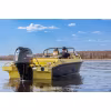 Лодка алюминиевая Vboats Yava XL Bowrider, белый с наклейкой