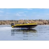 Лодка алюминиевая Vboats Yava XL Bowrider, белый с наклейкой