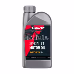 Масло моторное синтетическое для 2Т двигателей Lavr Moto Ride Special 2T FD, 1 л