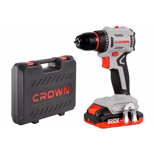 Дрель-шуруповёрт аккумуляторная Crown CT21131HMX-2 BMC