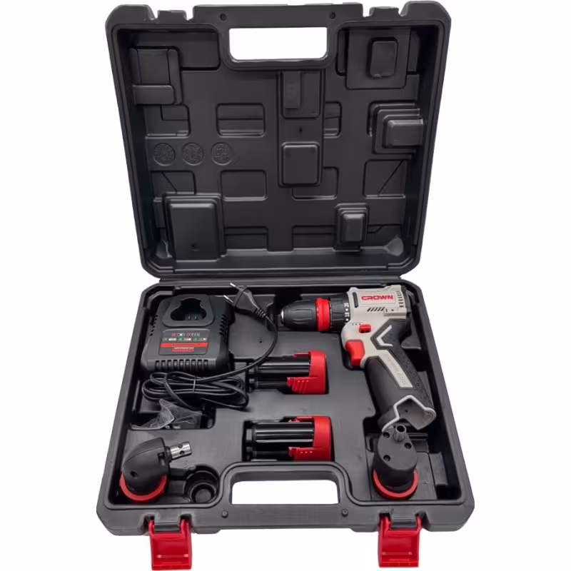 Дрель-шуруповёрт аккумуляторная Crown CT21129HQX-2 BMC