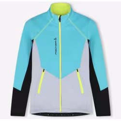 Куртка детская Fischer Softshell Warm, бирюзовый/серый, 164 см