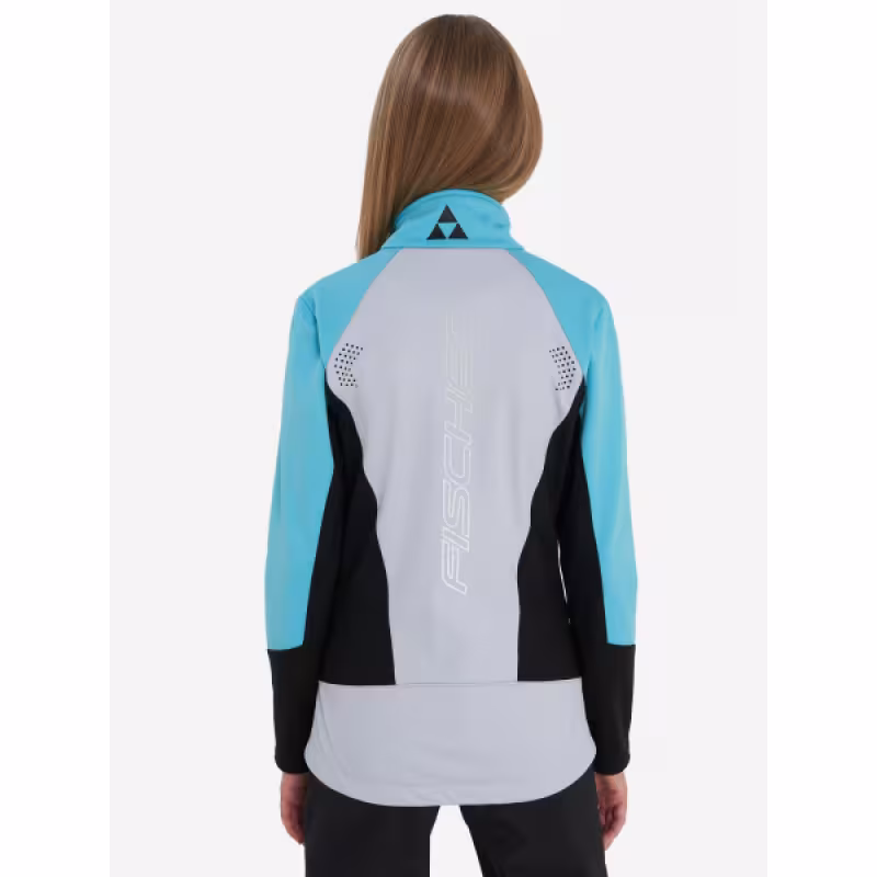 Куртка детская Fischer Softshell Warm, бирюзовый/серый, 164 см