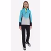 Куртка детская Fischer Softshell Warm, бирюзовый/серый, 164 см