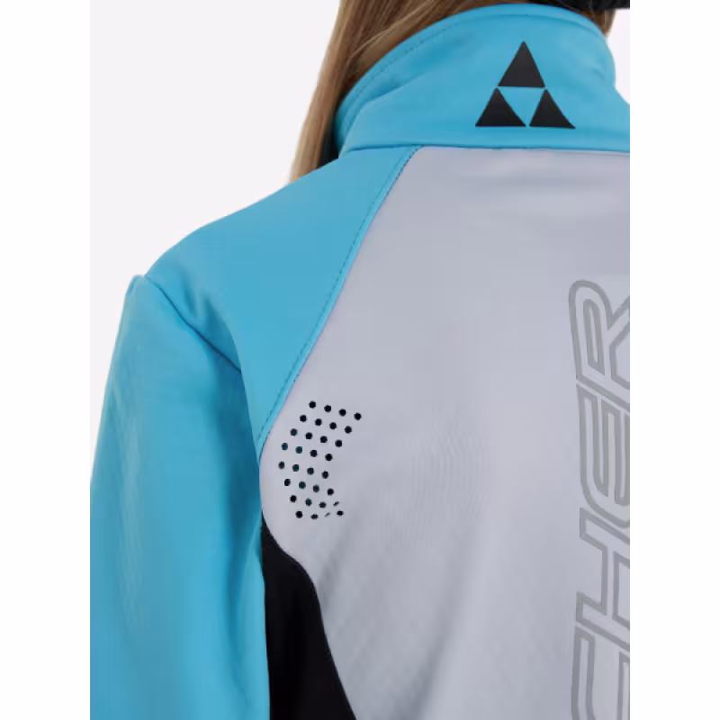 Куртка детская Fischer Softshell Warm, бирюзовый/серый, 164 см