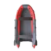 Лодка надувная ПВХ с фальшбортом Angler Skat Triton 400, НДНД, темно-серый/красный
