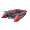 Лодка надувная ПВХ с фальшбортом Angler Skat Triton 400, НДНД, темно-серый/красный