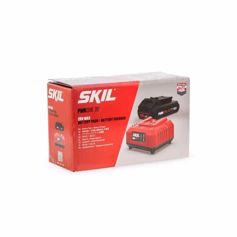 Комплект аккумулятор и зарядное устройство Skil CB5197SE11 (Li-Ion, 20В, 1х2Ач)