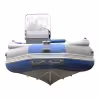 Лодка надувная РИБ с фальшбортом Angler Tornado 430 Skat Fi, серый