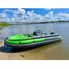 Лодка надувная РИБ с фальшбортом Angler Tornado 430 Skat Fi, серый
