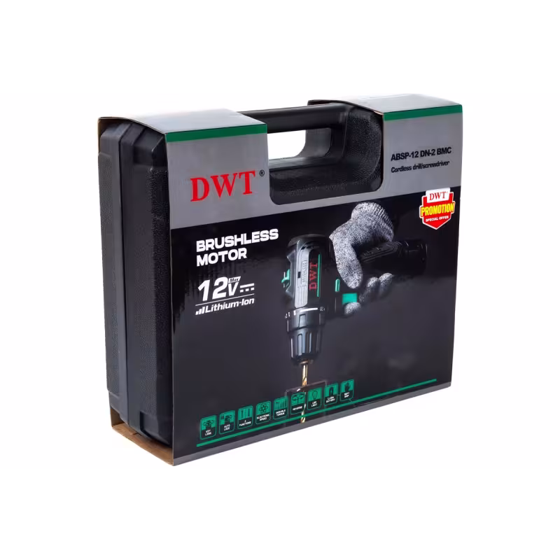 Дрель-шуруповерт аккумуляторная DWT ABSP-12 DN-2 BMC