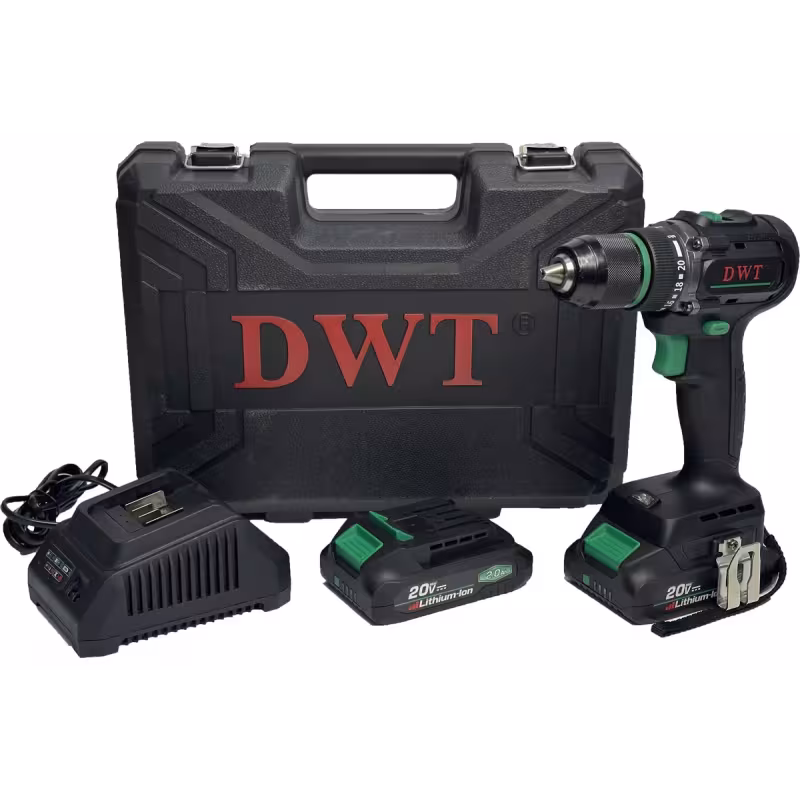 Дрель-шуруповерт аккумуляторная DWT ABSP-20 DNF-2 BMC