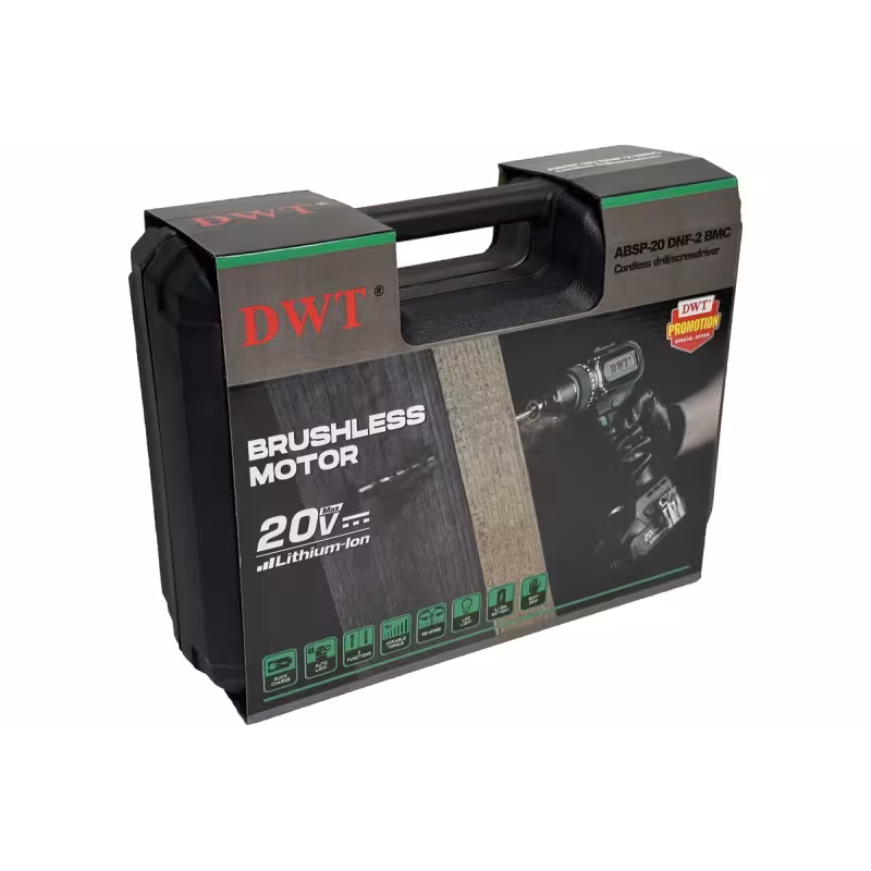 Дрель-шуруповерт аккумуляторная DWT ABSP-20 DNF-2 BMC