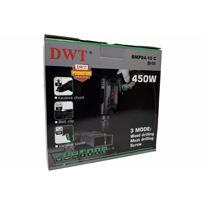 Дрель безударная сетевая DWT BMP04-10 C