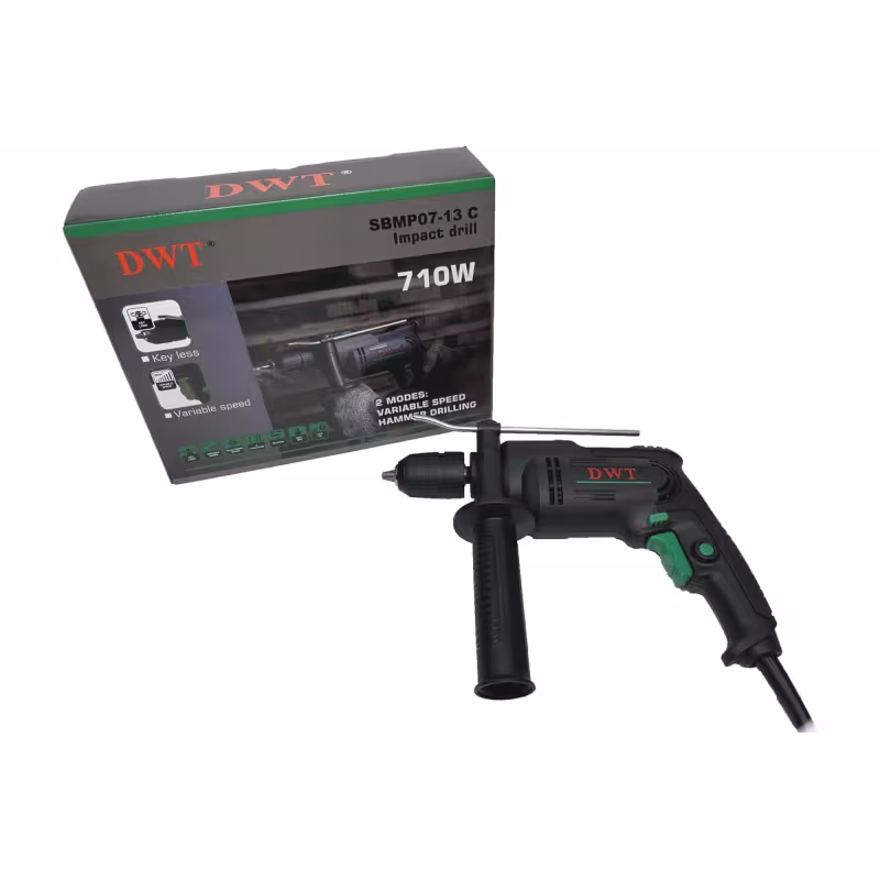 Дрель сетевая ударная DWT SBMP07-13 C