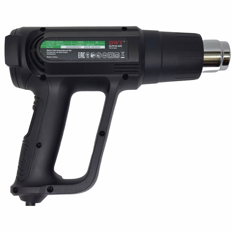 Фен строительный сетевой DWT HLPP20-600