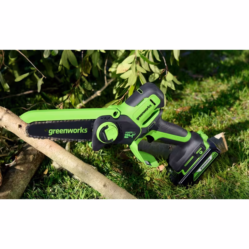 Электропила аккумуляторная Greenworks GD24CSMNX