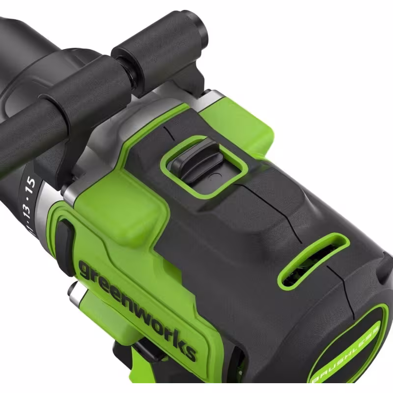 Дрель акк. GREENWORKS GD24DD90 (24В,1х4 А/ч, 90Нм, ЗУ,БЗП 13мм, бесщеточ., 2.54кг, картон)