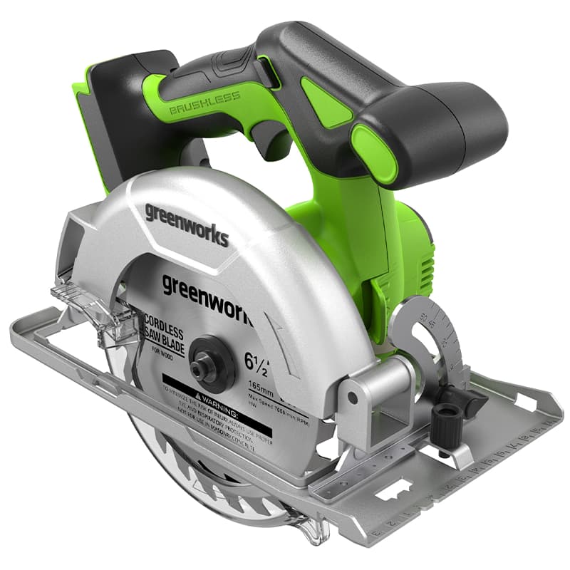 Пила дисковая аккумуляторная Greenworks GD24CS165