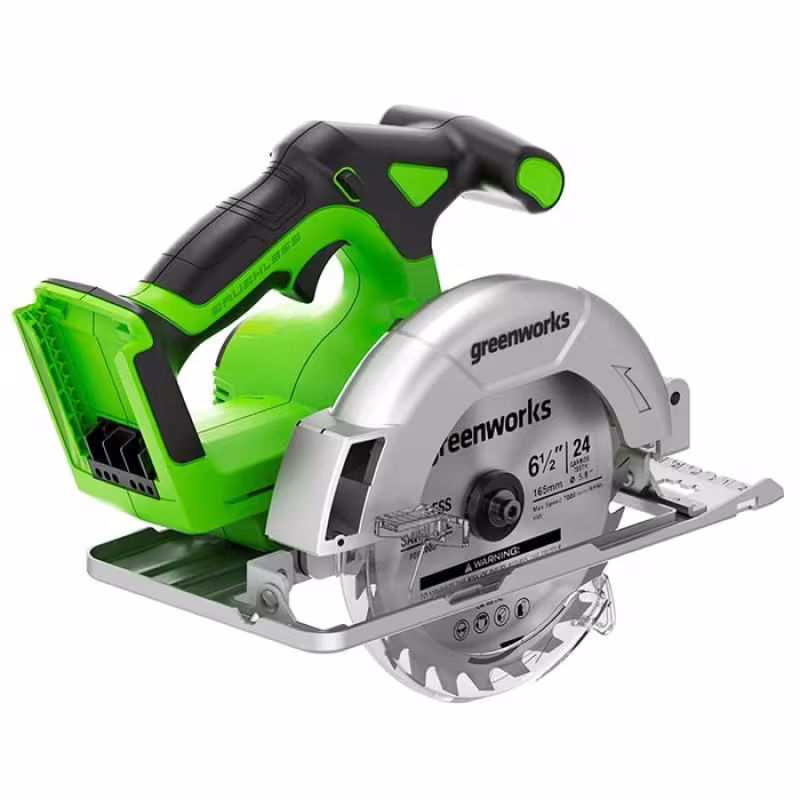 Пила дисковая аккумуляторная Greenworks GD24CS165