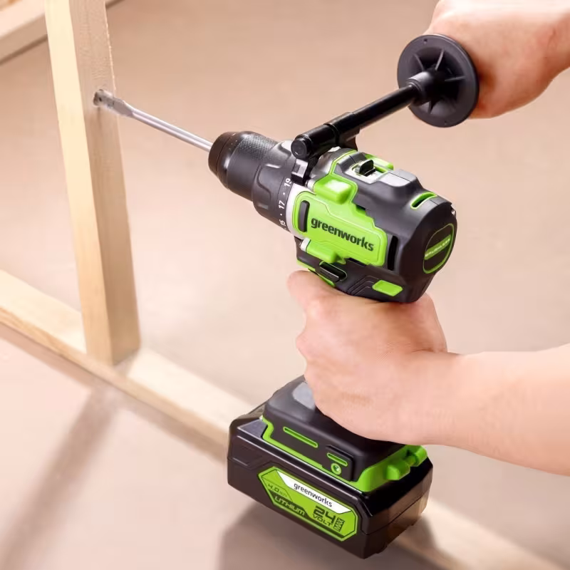 Дрель-шуруповерт аккумуляторная Greenworks GD24DD90