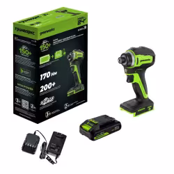 Гайковерт аккумуляторный ударный Greenworks ID3170