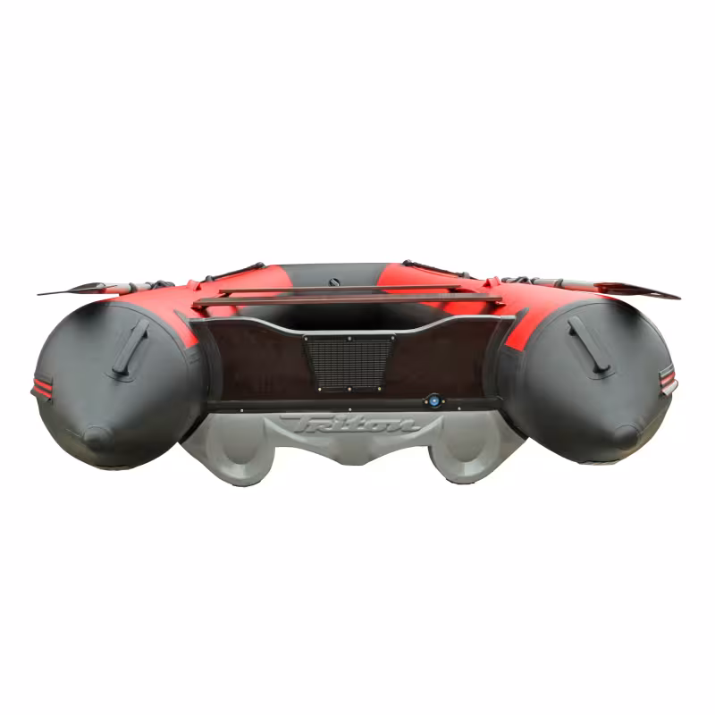 Лодка надувная ПВХ Angler Reef Triton 420 НДНД, синий/серый