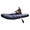 Лодка надувная ПВХ RiverBoats RB-370 НДНД, оранжевый/черный
