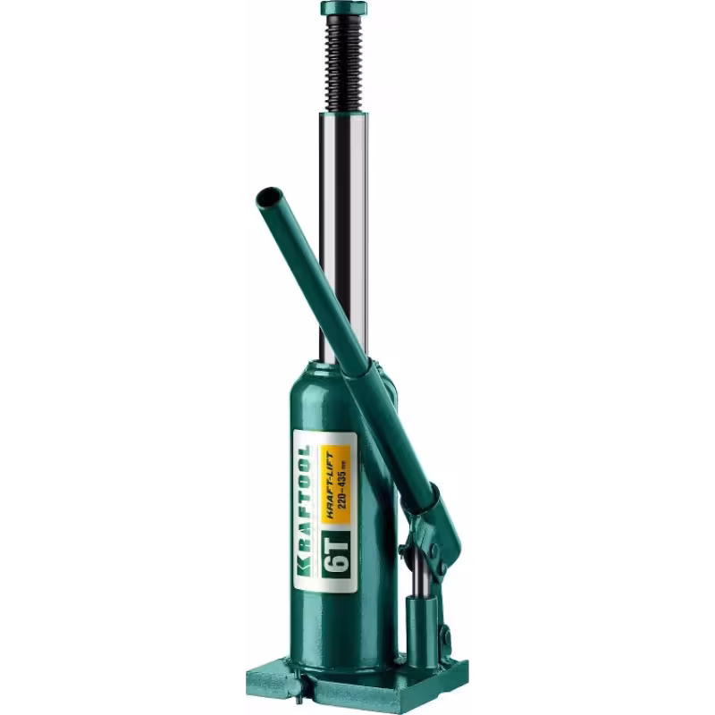 Домкрат бутылочный гидравлический Kraftool Kraft-Lift, 6 т